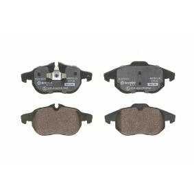 Best Aftermarket Brembo P-59-042 Brake Pad Set - Wear Indicator Ready, Teves Calipers, 123x52x17mm