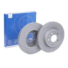 BMW X3 E83 325mm ATE PowerDisc Brake Disc 24.0325-0160.1 - Vented, High-Carbon, Coated