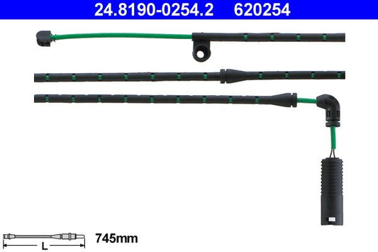BMW E83 X3 Brake Pad Wear Sensor ATE 24.8190-0254.2