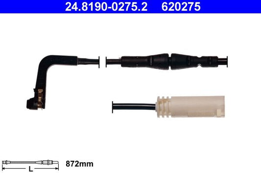 BMW E61 brake pad wear sensor cable ATE 24.8190-0275.2