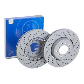 E90 F30 F31 F34 BMW 3 Series Brake Discs ATE 24.0128-0207.2 Two-Piece Perforated Vented 325x28mm with Bolts
