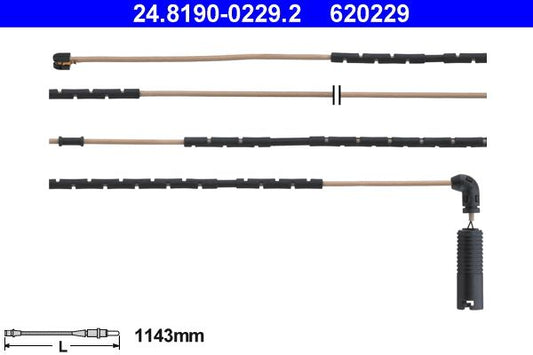 BMW E85 E86 Z4 Brake Pad Wear Sensor ATE 24.8190-0229.2