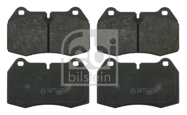 BMW E38 725td/728i/730d/730i/735i & X6 E71/E72 M50d/F16 30d xDrive front brake pads - Febi Bilstein 16109