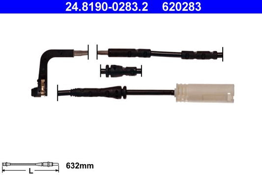 BMW E84 X1 Brake Pad Wear Sensor ATE 24.8190-0283.2