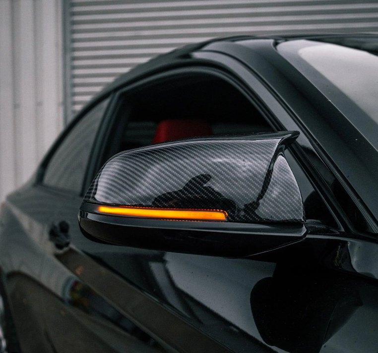 BMW F20 F21 F30 F32 F87 Smoked Dynamic Sequential LED Mirror Indicators