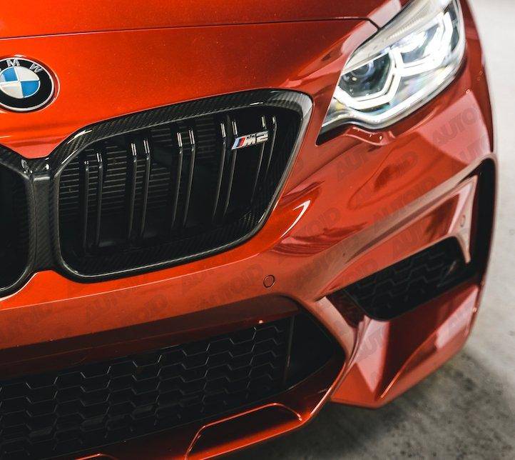 F87 M2 Competition Carbon Fibre Kidney Grille Surround TRE Pre-Preg 2x2 Twill, Part No. TRE-F87-KG