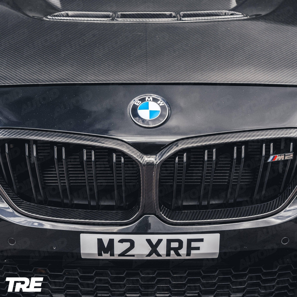 F87 M2 Competition Carbon Fibre Kidney Grille Surround TRE Pre-Preg 2x2 Twill, Part No. TRE-F87-KG