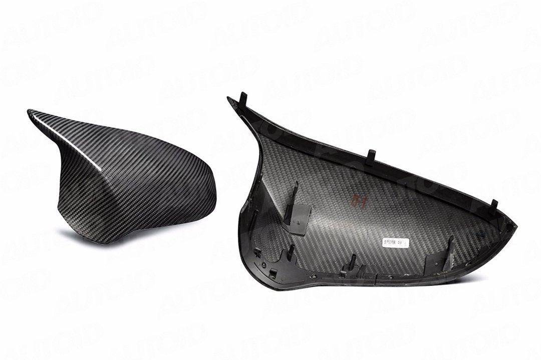 BMW F87 M2 Competition Carbon Mirror Covers - TRE Pre-Preg Dry Carbon