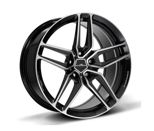 F87 BMW M2 AC Schnitzer Type VIII Forged Alloy Wheels 19 inch Set of 4 - 8.5J/9.5J Black Polished