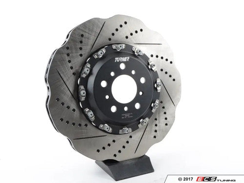 F10 M5 F12 F13 M6 front 2-piece wave rotors, Turner Motorsport (400x36)